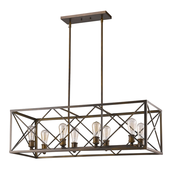 Acclaim Lighting IN21123ORB Eight Light Island Pendant, Oil Rubbed Bronze
