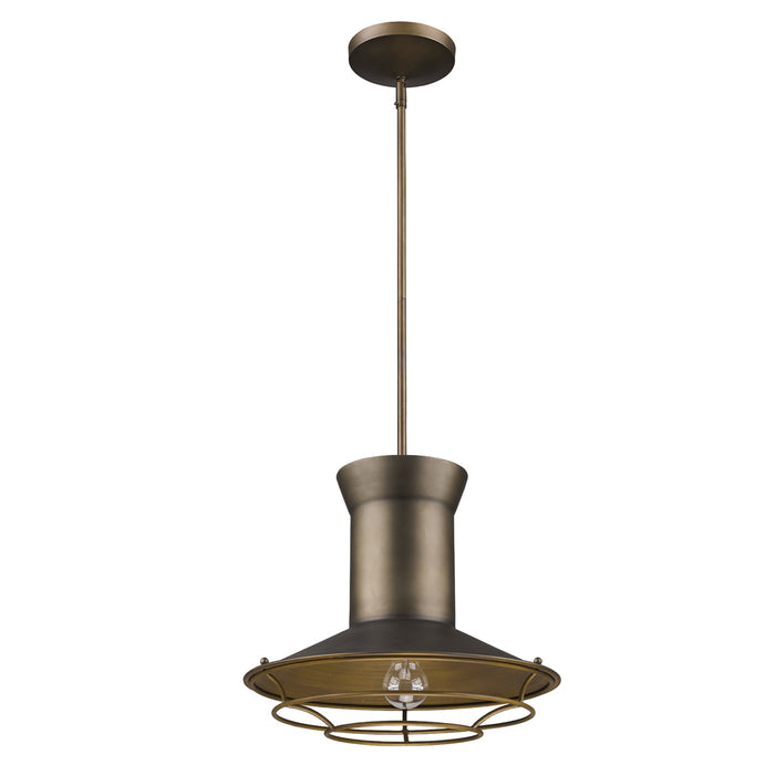 Acclaim Lighting IN21166TC One Light Pendant, Tin Coated