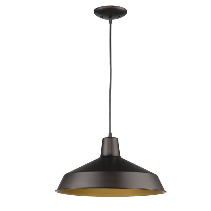 Acclaim Lighting IN31143ORB One Light Pendant, Oil Rubbed Bronze