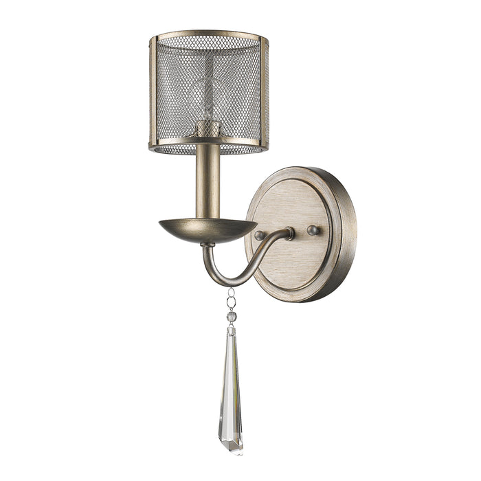 Acclaim Lighting IN41001WG One Light Wall Sconce, Washed Gold