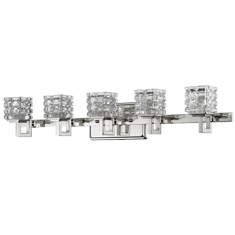 Acclaim Lighting IN41317PN Five Light Wall Sconce, Polished Nickel