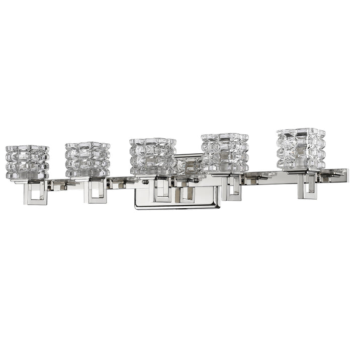 Acclaim Lighting IN41317PN Five Light Wall Sconce, Polished Nickel
