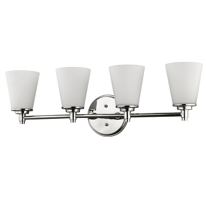 Acclaim Lighting IN41343PN Four Light Wall Sconce, Polished Nickel