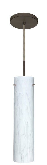 Besa 1JT-722419-LED-BR One Light Pendant, Bronze