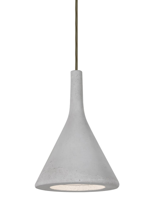 Besa 1JT-GALANA-LED-BR One Light Pendant, Bronze
