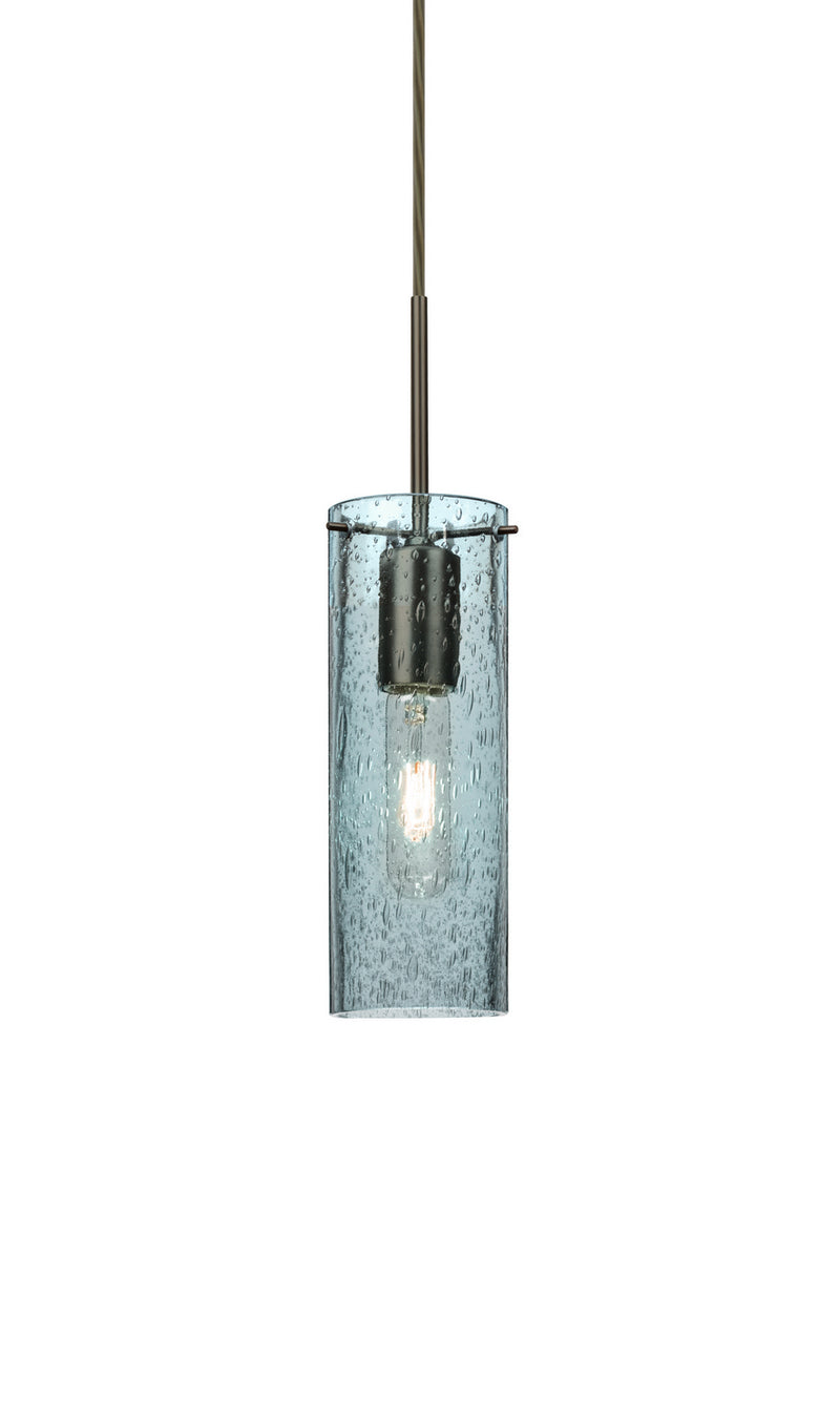 Besa 1JT-JUNI10BL-BR One Light Pendant, Bronze