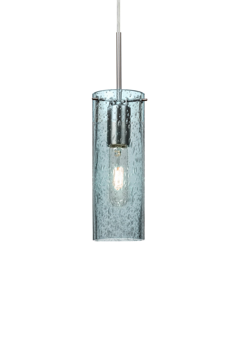 Besa 1JT-JUNI10BL-SN One Light Pendant, Satin Nickel