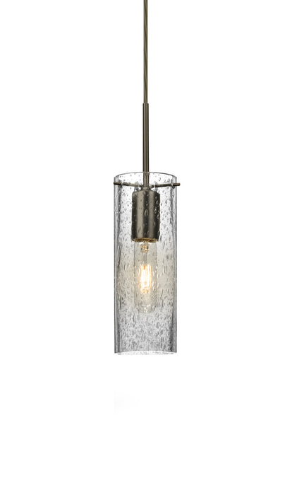 Besa 1JT-JUNI10CL-BR One Light Pendant, Bronze