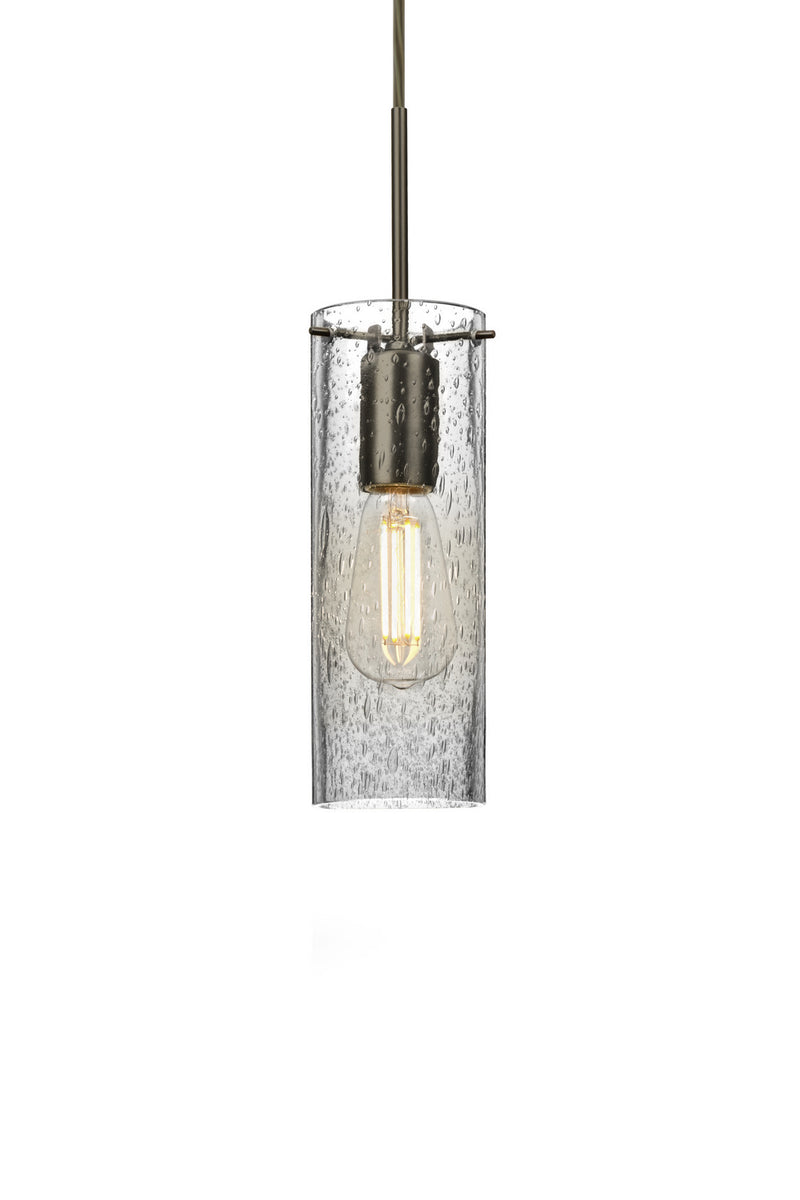 Besa 1JT-JUNI10CL-EDIL-BR One Light Pendant, Bronze