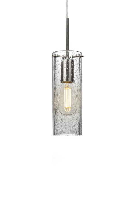 Besa 1JT-JUNI10CL-EDIL-SN One Light Pendant, Satin Nickel