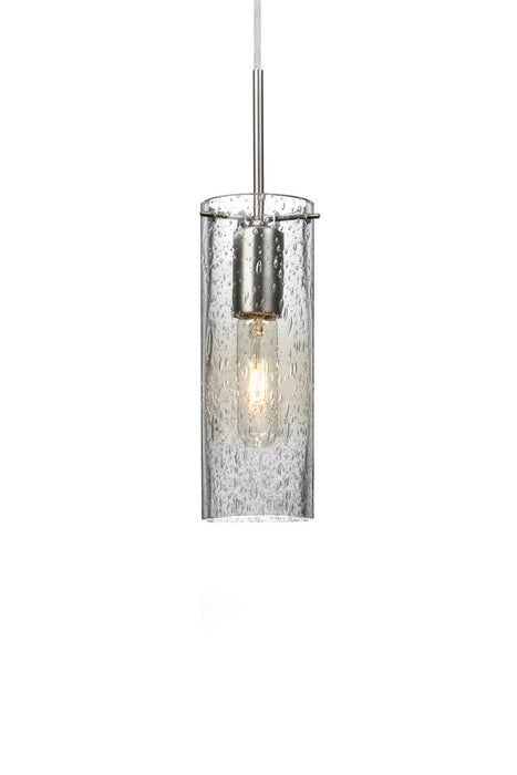 Besa 1JT-JUNI10CL-SN One Light Pendant, Satin Nickel