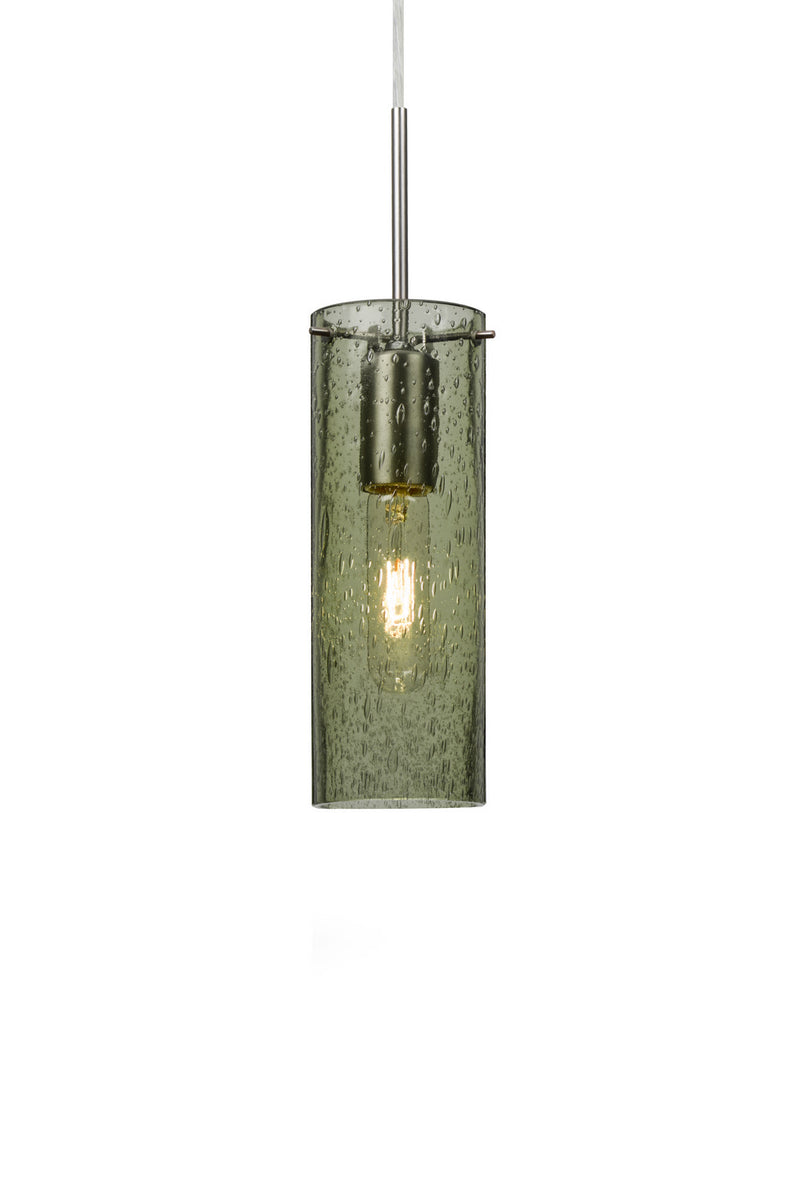 Besa 1JT-JUNI10MS-SN One Light Pendant, Satin Nickel