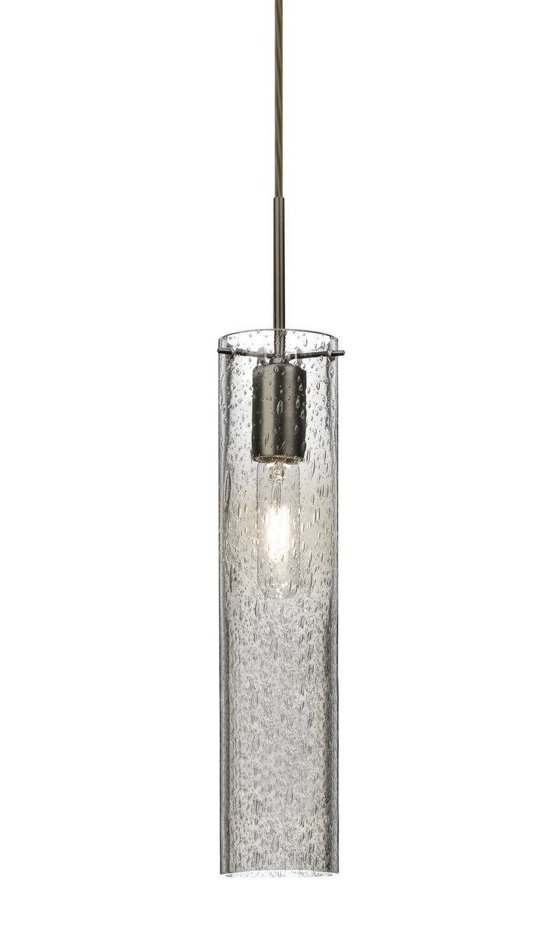 Besa 1JT-JUNI16CL-BR One Light Pendant, Bronze