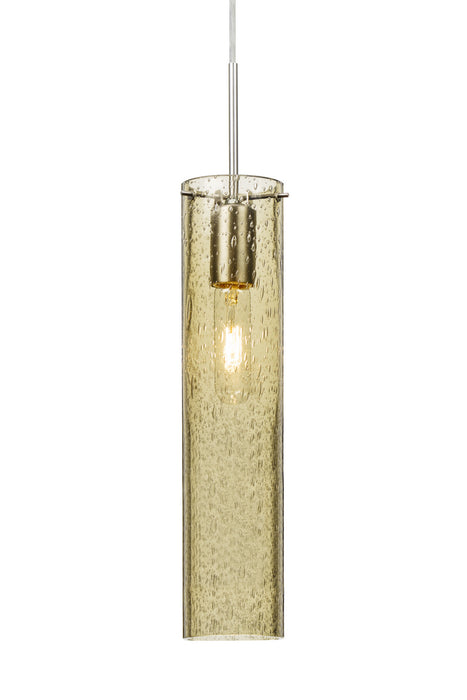 Besa 1JT-JUNI16GD-SN One Light Pendant, Satin Nickel