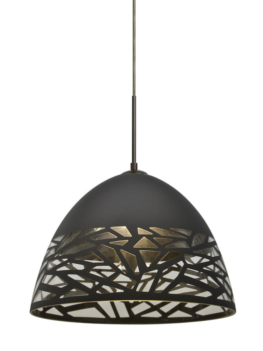 Besa 1JT-KIEVBK-BR One Light Pendant, Bronze