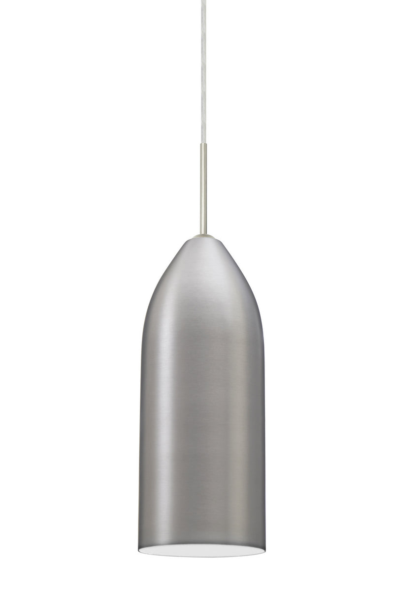 Besa 1JT-LINDWH-SN One Light Pendant, Satin Nickel