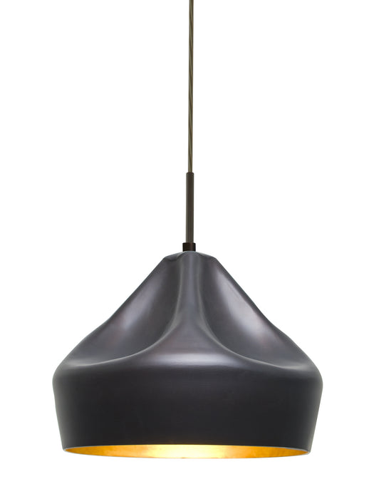 Besa 1JT-LOTUS-LED-BR One Light Pendant, Bronze