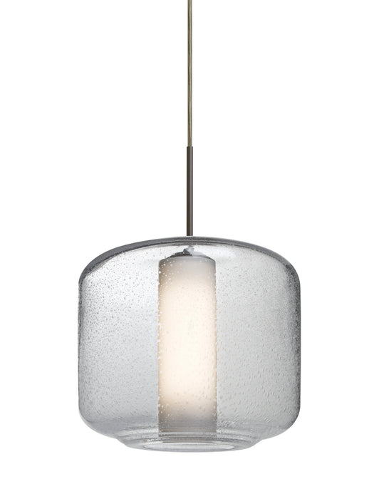 Besa 1JT-NILES10CO-BR One Light Pendant, Bronze