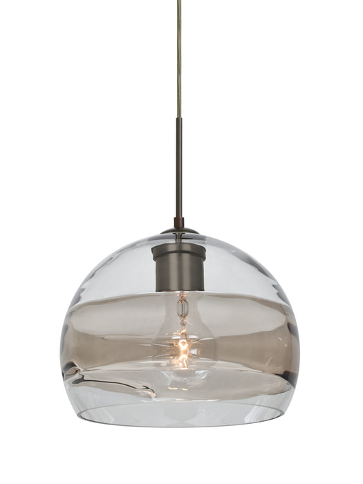 Besa 1JT-SPIR8SC-BR One Light Pendant, Bronze