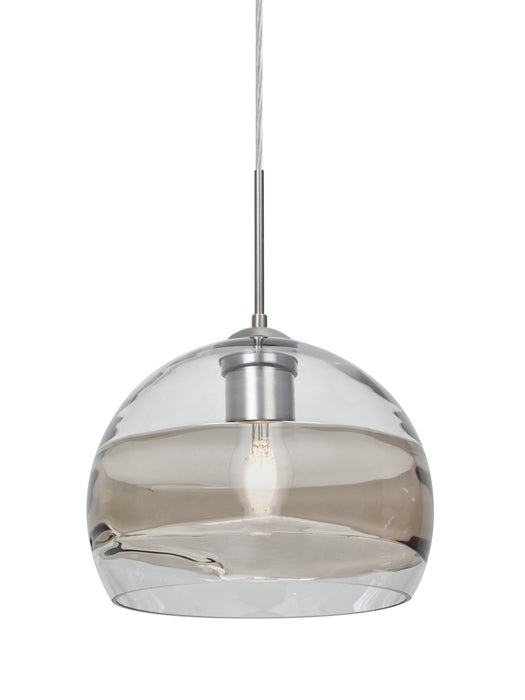 Besa 1JT-SPIR8SC-EDIL-SN One Light Pendant, Satin Nickel