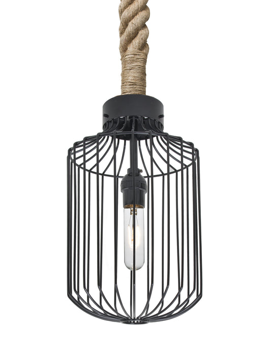 Besa 1JT-SULTANA-C-BK One Light Pendant, Black