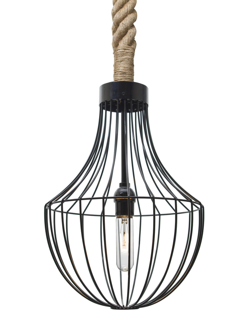 Besa 1JT-SULTANA-F-BK One Light Pendant, Black