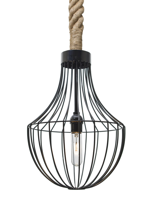 Besa 1JT-SULTANA-F-BK One Light Pendant, Black