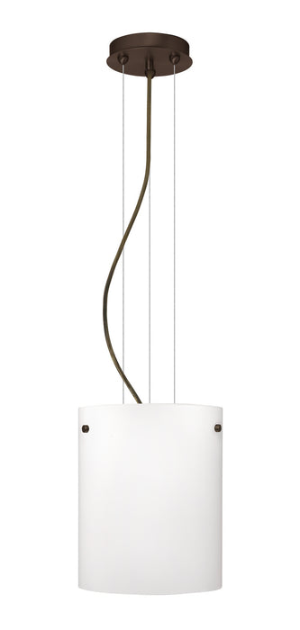 Besa 1KG-400607-LED-BR One Light Pendant, Bronze