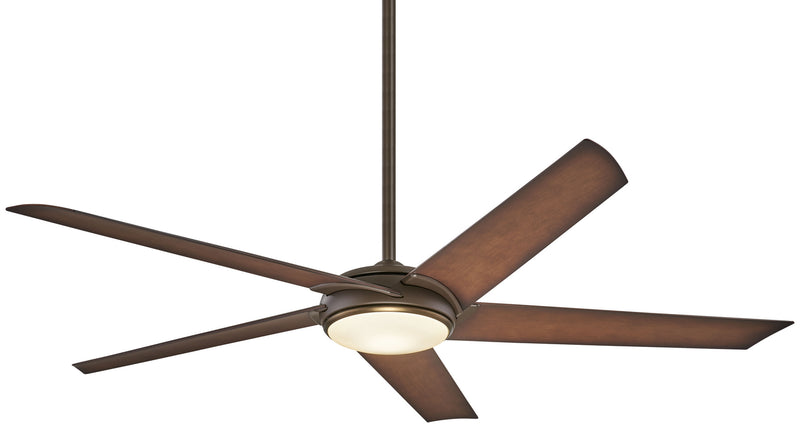 Minka Aire F617L-ORB/AB 60" Ceiling Fan, Oil Rubbed Bronze With Antique