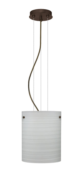 Besa 1KG-4006KR-LED-BR One Light Pendant, Bronze