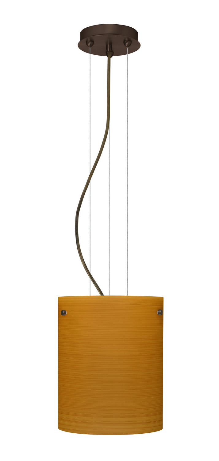 Besa 1KG-4006OK-LED-BR One Light Pendant, Bronze