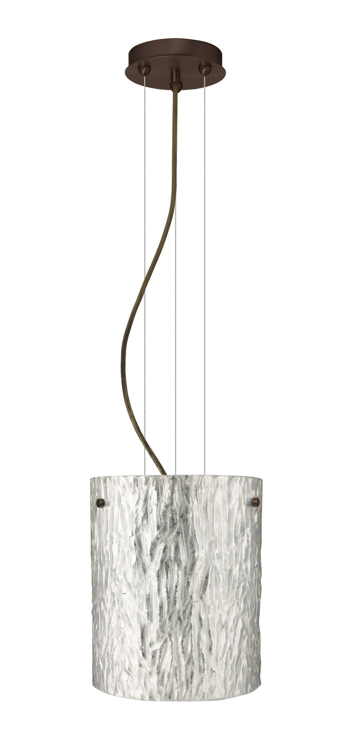 Besa 1KG-4006SS-LED-BR One Light Pendant, Bronze