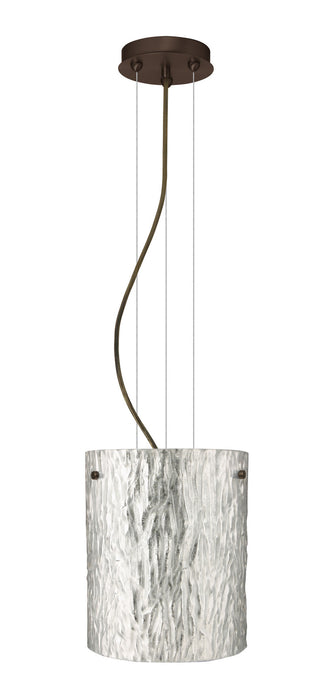 Besa 1KG-4006SS-LED-BR One Light Pendant, Bronze