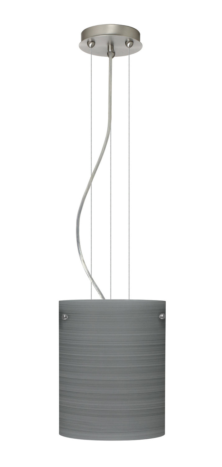 Besa 1KG-4006TN-LED-SN One Light Pendant, Satin Nickel