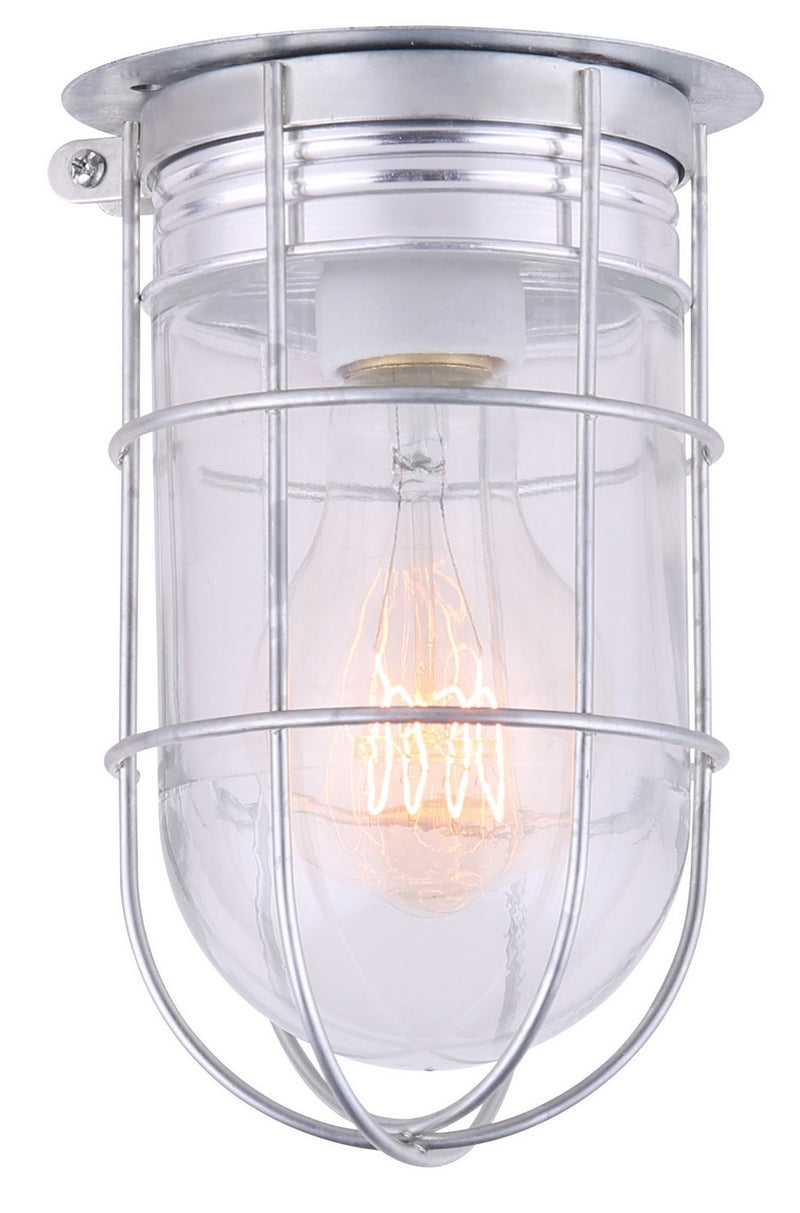 Canarm BL04CWG One Light Outdoor Lantern, Metal