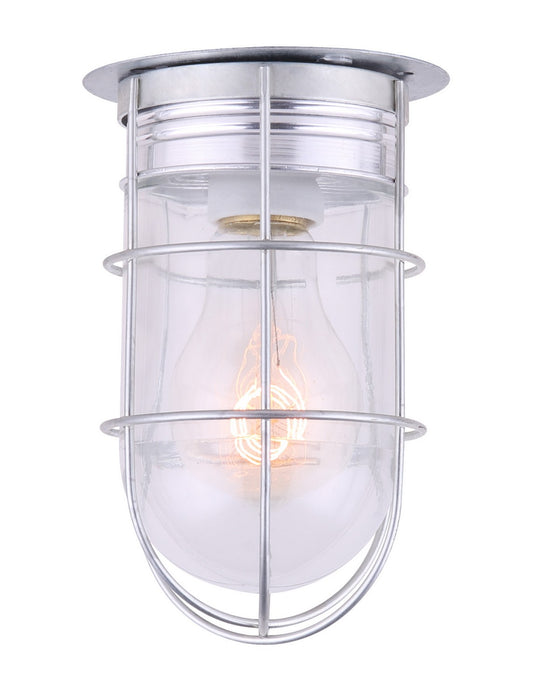 Canarm BL04CWG One Light Outdoor Lantern, Metal