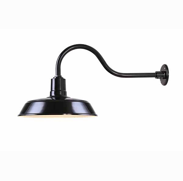 Canarm BL16WACBK One Light Sign Light, Black - Aluminum