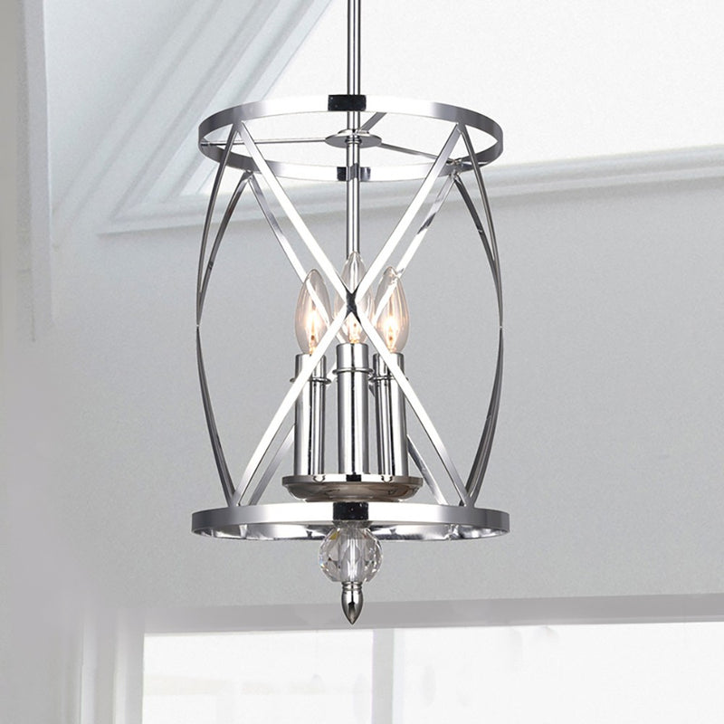 Canarm ICH172B03CH10 Three Light Chandelier, Chrome