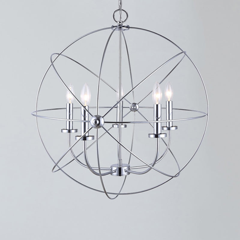 Canarm ICH282B05CH25 Five Light Chandelier, Ch - Chrome