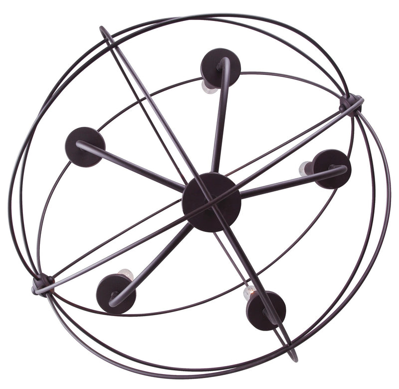 Canarm ICH282B05ORB25 Five Light Chandelier, Oil Rubbed Bronze