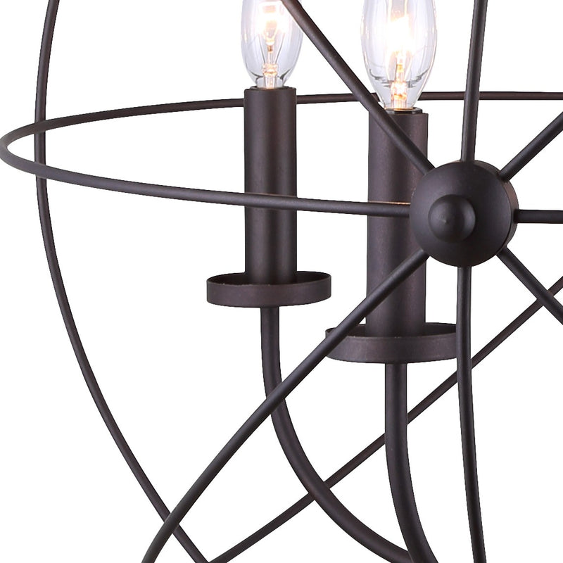 Canarm ICH282B05ORB25 Five Light Chandelier, Oil Rubbed Bronze