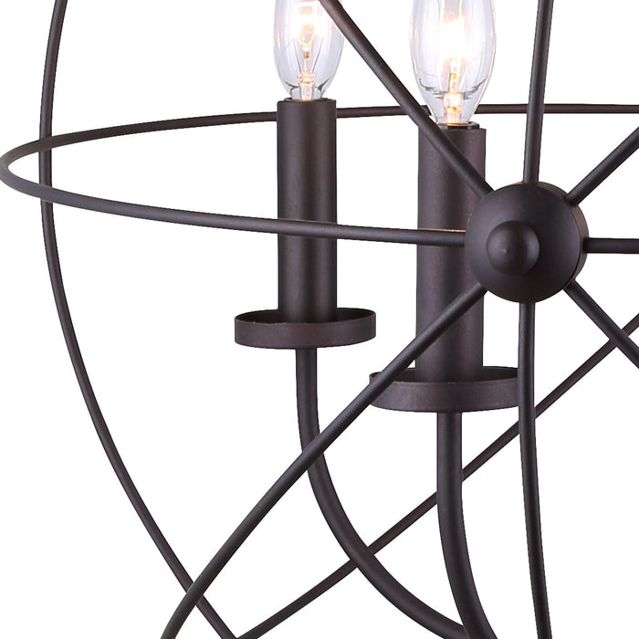 Canarm ICH282B05ORB25 Five Light Chandelier, Oil Rubbed Bronze