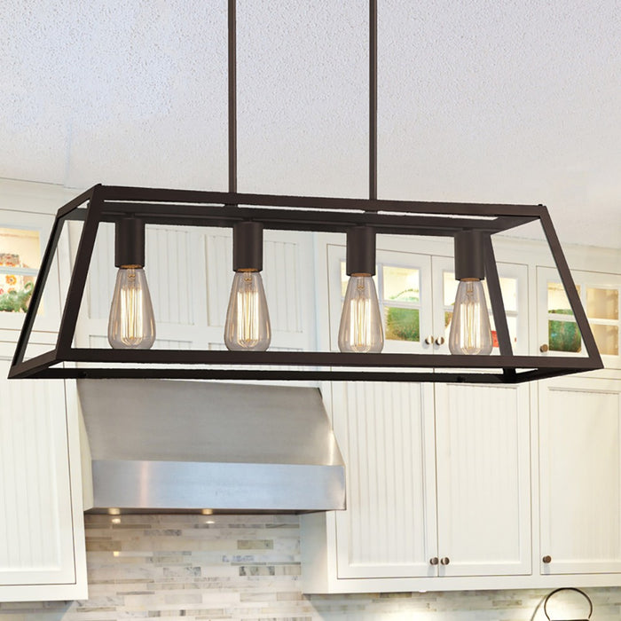 Canarm ICH480A04ORB30 Four Light Chandelier, Oil Rubbed Bronze