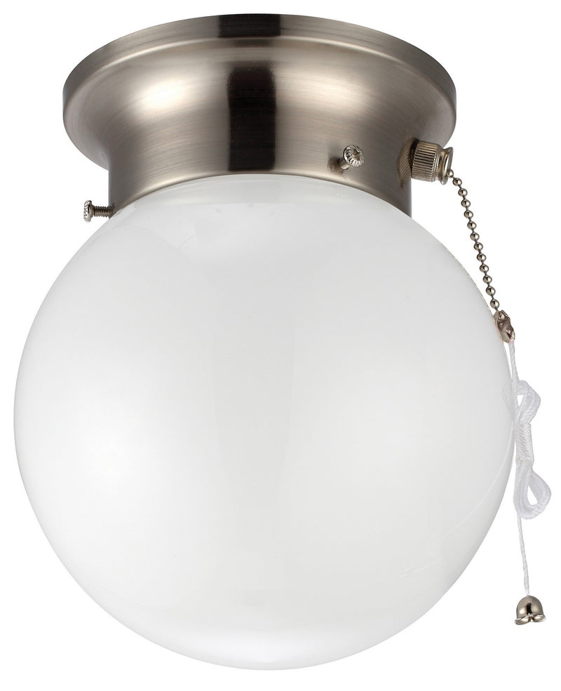Canarm ICL9BN One Light Flush Mount, Brushed Nickel