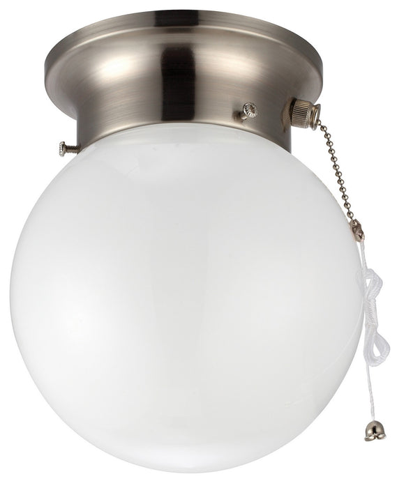 Canarm ICL9BN One Light Flush Mount, Brushed Nickel