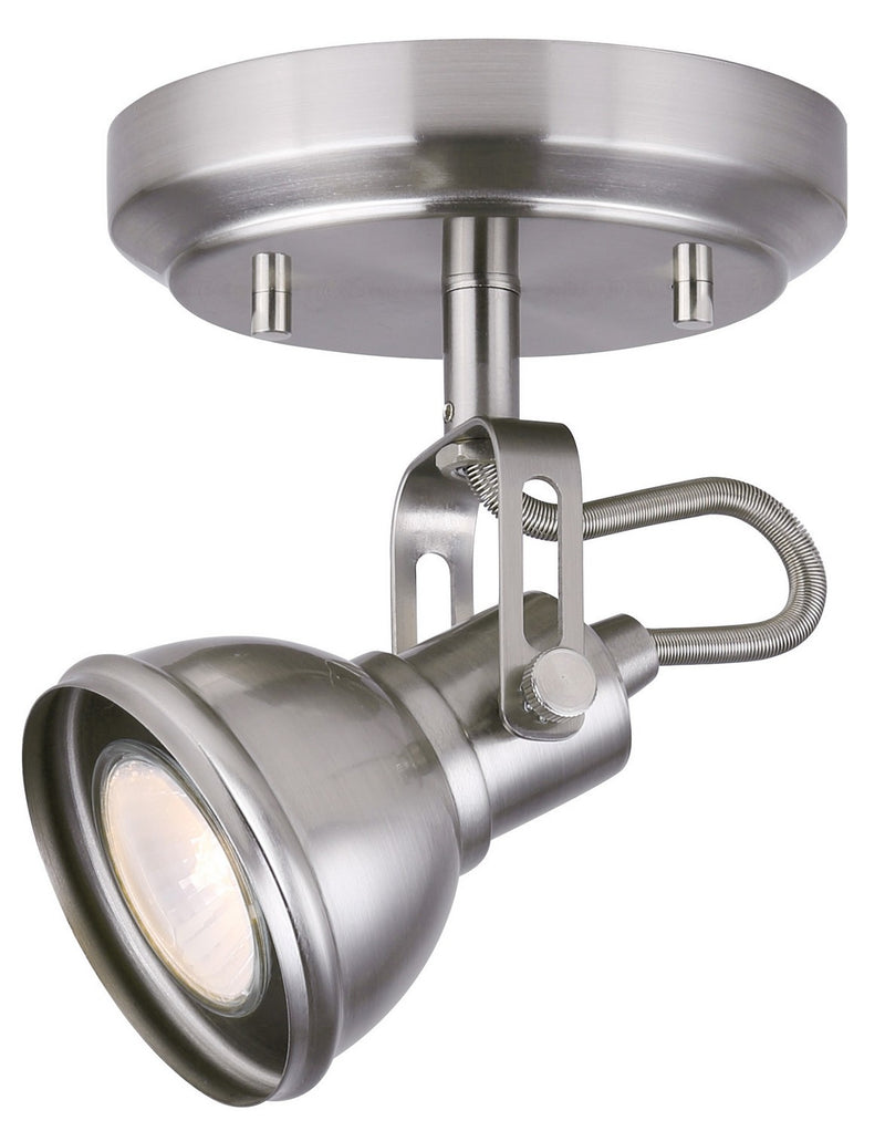 Canarm ICW622A01BN10 One Light Track Lighting, Brushed Nickel