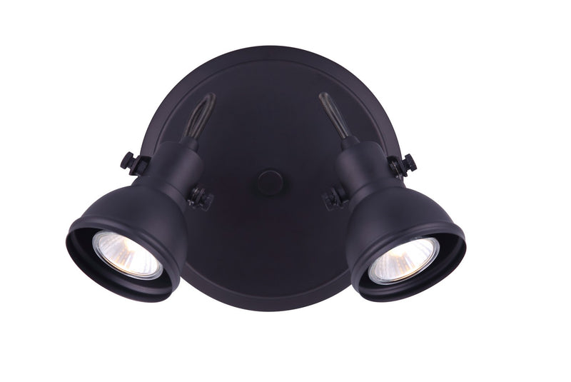 Canarm ICW622A02ORB10 Two Light Ceiling/Wall Mount, Oil Rubbed Bronze
