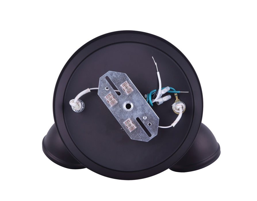 Canarm ICW622A02ORB10 Two Light Ceiling/Wall Mount, Oil Rubbed Bronze