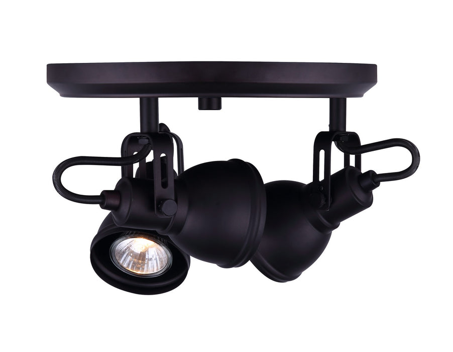 Canarm ICW622A03ORB10 Three Light Ceiling/Wall Mount, Oil Rubbed Bronze