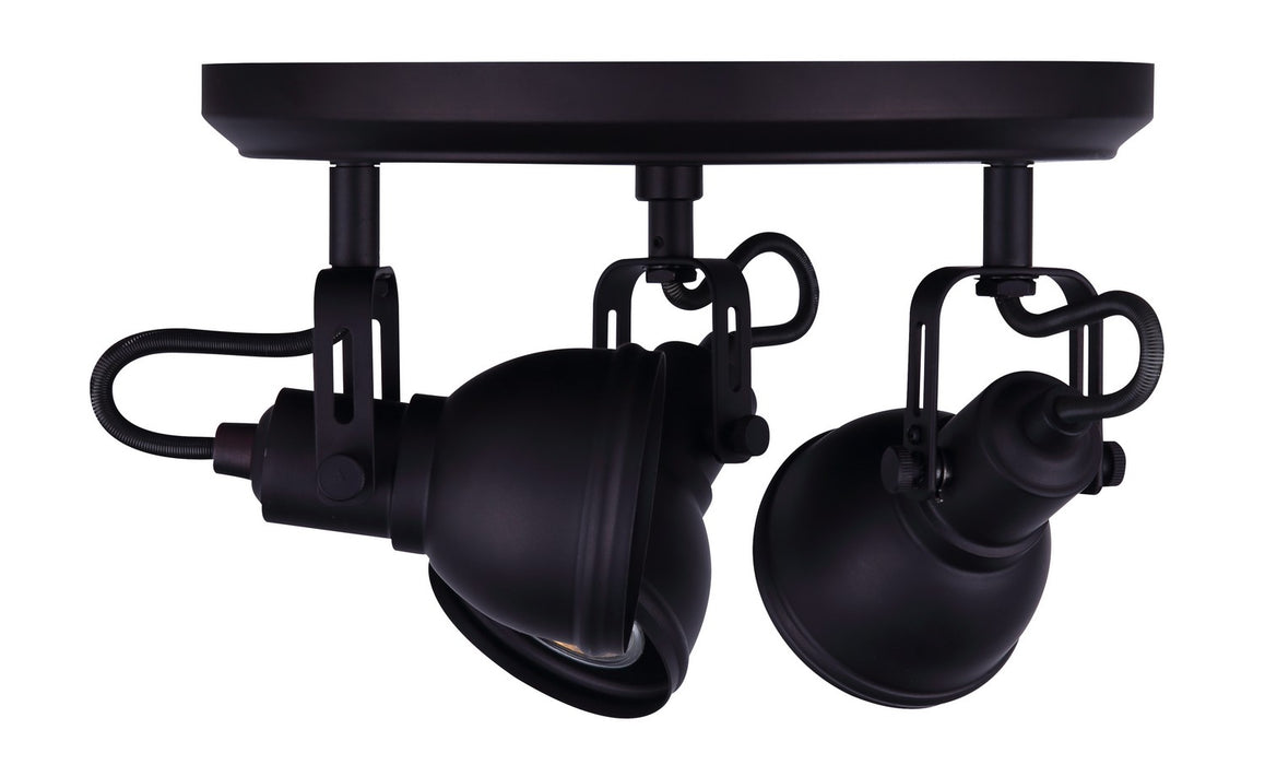 Canarm ICW622A03ORB10 Three Light Ceiling/Wall Mount, Oil Rubbed Bronze